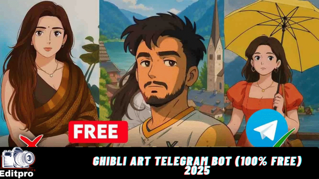 Ghibli art Telegram Bot (100% Free) 2025 Ghibli art Telegram Bot (100% Free) 2025