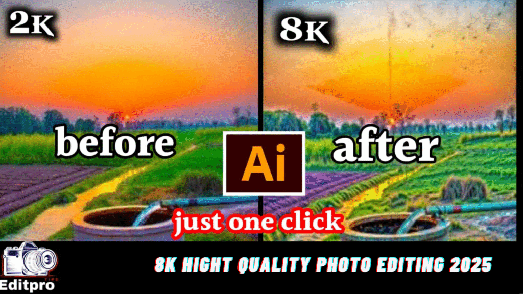 8k Hight Quality Photo Editing 2025