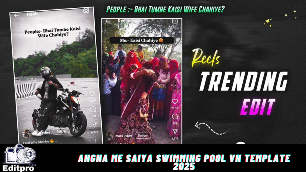 Angna Me Saiya Swimming Pool VN Template 2025